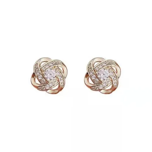 Серьги-гвоздики Vegetarian Alloy Women's