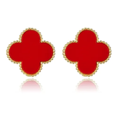 Серьги-гвоздики из серебра 925 пробы бренд STYLEJING женские