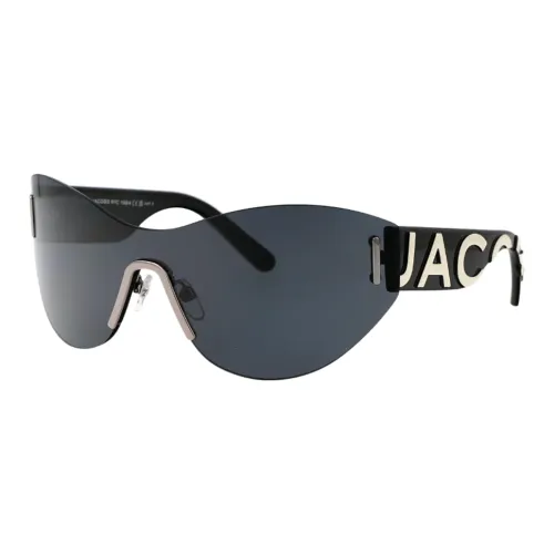 MARC JACOBS Металлический ацетат Нерегулярная форма Солнцезащитные очки Унисекс Черный