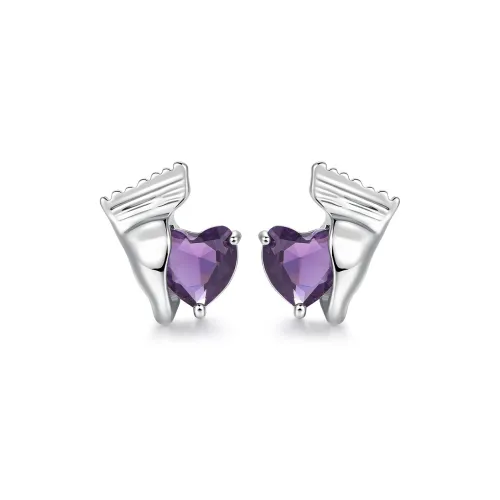 Ван Гог Синтетический кубический цирконий Стразы Серьги-гвоздики Женские