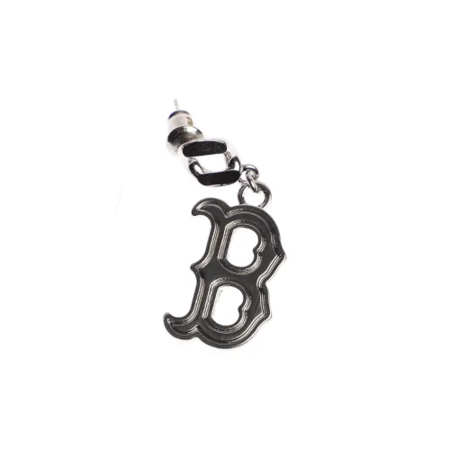 MLB Boston Red Sox Серьги с брассовым штифтом, белые, унисекс