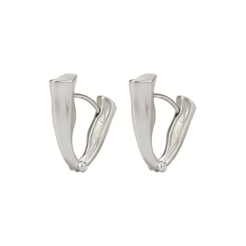 JONBAG Серьги-гвоздики из медного гальванизированного медного никелевого сплава с оловом женские