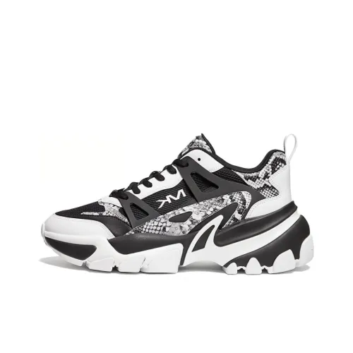 MICHAEL KORS Низкий топ Повседневная обувь Мужская Черный Белый