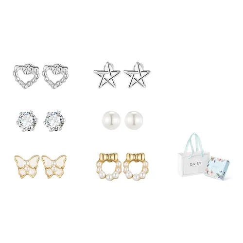 DAISY BEAUTY Медные серьги-гвоздики женские