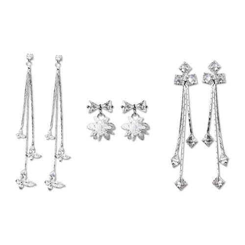 Серьги-гвоздики из серебра 925 пробы DJIN женские