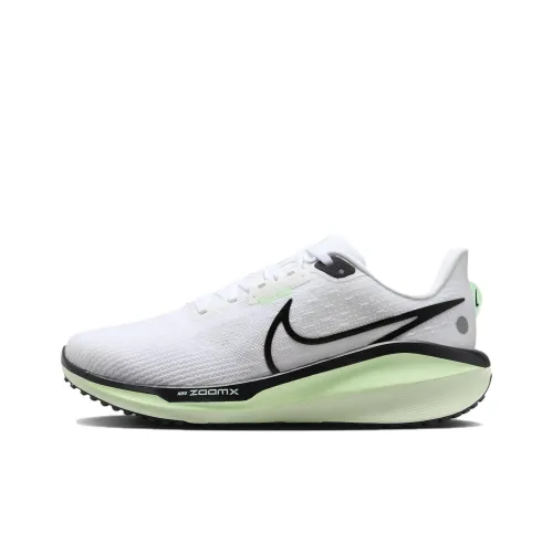 Nike Air Zoom Vomero 17 Противоскользящий Низкий Топ Беговые кроссовки Женские Белый Зеленый