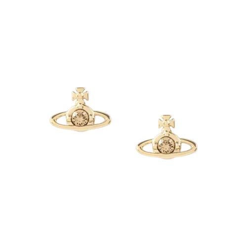Vivienne Westwood Серьги Brass Stud Женские Золотые