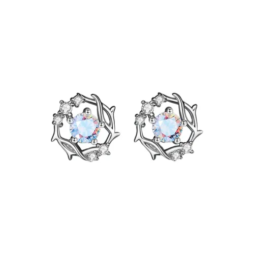 DJIN Серебро S925 Серьги-гвоздики Женские