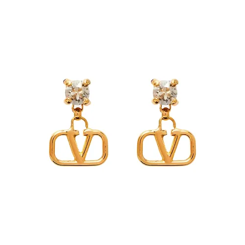 Серьги-гвоздики Valentino с искусственным кристаллом женские