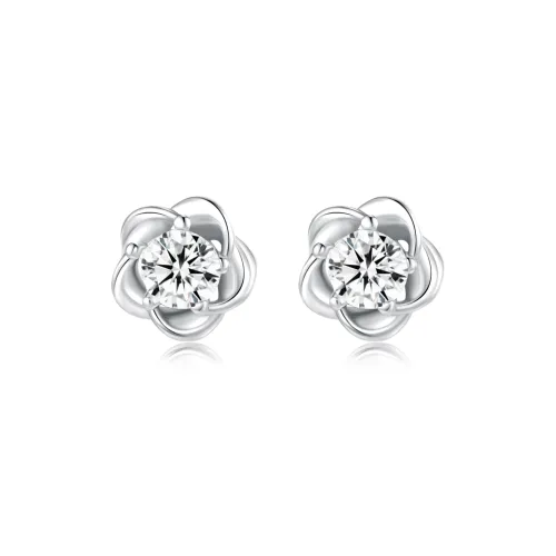 ERROR Серебряные серьги-гвоздики женские