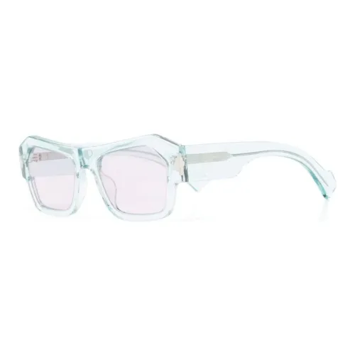 Marcelo Burlon COUNTY OF MILAN Прямоугольные Солнцезащитные очки Мужские Синие