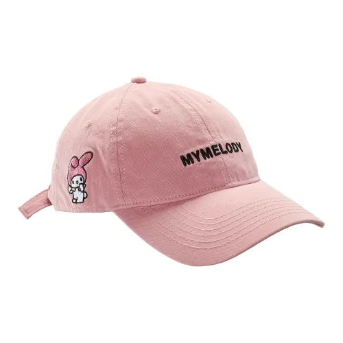Sanrio Melodi Высокое качество Хлопок Бейсболки Унисекс Розовый