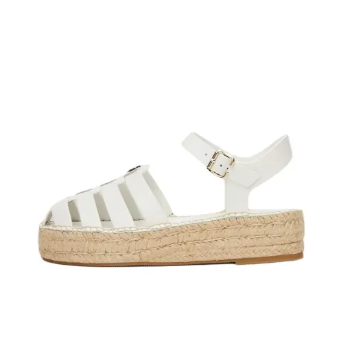 Сандалии в римском стиле Tommy Hilfiger 5 см Женские Белые