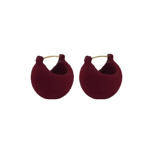 CAROMAY Серьги-гвоздики из медного сплава женские