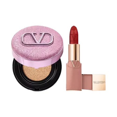 Valentino Ограниченная серия Air Cushion Помада Наборы для макияжа Легко смешивается Осветляющий Тон кожи #LN2+#111A