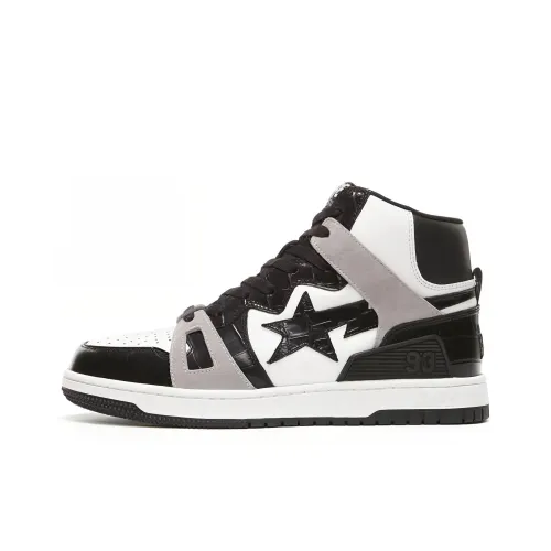A BATHING APE STA 93 High Стильные Скейтбординги Унисекс Черный