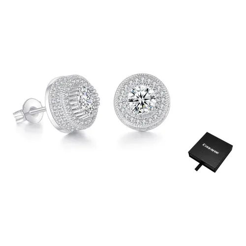 Cooraree Серьги-гвоздики с ромбом Унисекс