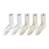 5 пар (Чисто белый 2 + Молочный белый 3)