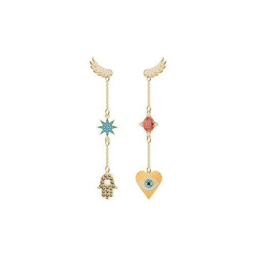 Swarovski Lucky Goddess Swarovski Элемент Серьги-гвоздики Золотой Женские