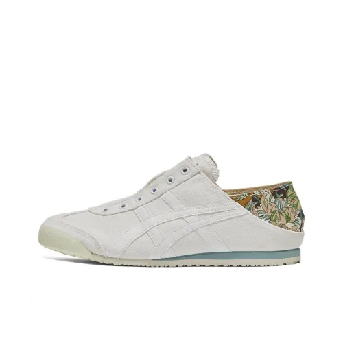 Onitsuka Tiger MEXICO 66 Paraty Противоскользящий Устойчивый к истиранию Низкий Топ Casual Унисекс Белый