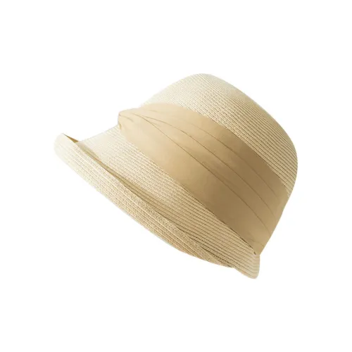 HONAR Соломенная плетеная шляпа с защитой от солнца женская