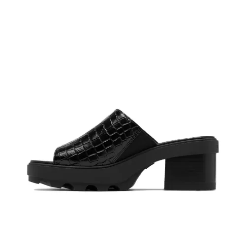 SOREL Слипоны 5 см Женские Черные