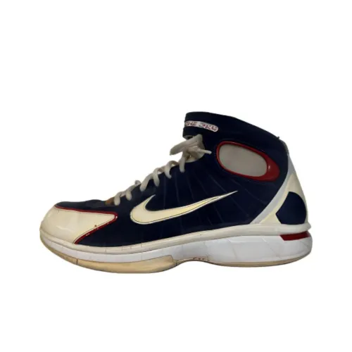 Nike Slip-resistant Abrasion-resistant High Top Беговые кроссовки Мужской Синий