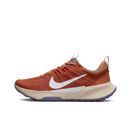 Nike Juniper Trail 2 Slip-Resistant Low Top Foam Trail Running Shoes Women's Red White Найк Juniper Trail 2 противоскользящие низкие топ пена кроссовки для трейлраннинга женские красные белые
