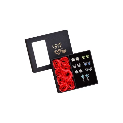 GAGA Серьги-гвоздики из серебра 925 пробы женские