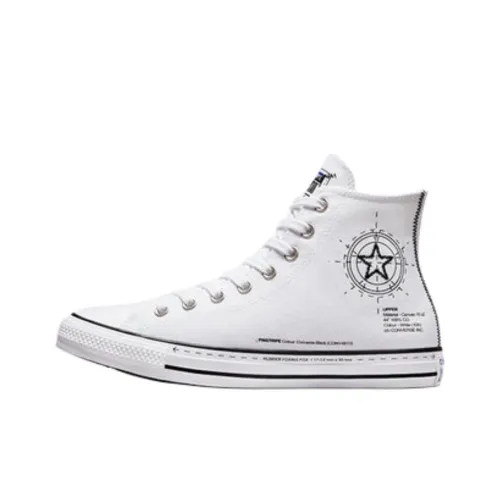 Конверс All Star High Топ Кеды Унисекс Белый Черный