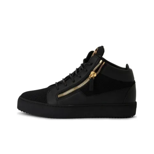 Giuseppe Zanotti GZ Frankie Low Топ Скейтборд Кроссовки Мужские Черные