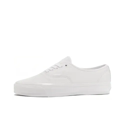 Vans Authentic Устойчивые к истиранию Низкие Кеды Унисекс Белые