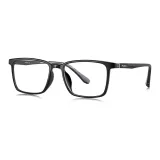 Универсальная черная рамка с серым силиконовым покрытием C22, сочетаемая с линзами, защищенными от синего света, степень защиты 0