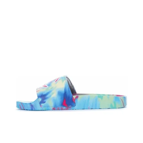 Чемпион Ipo Tie Dye Слипоны Розовый Желтый Синий Женские