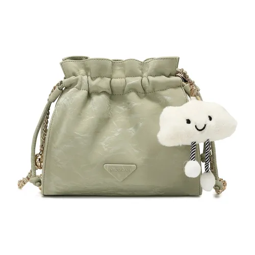 MEXICAN Полиуретан Сумка через плечо Стандартная Женская Светло-зеленый Молочно-белый Светло-абрикосовый