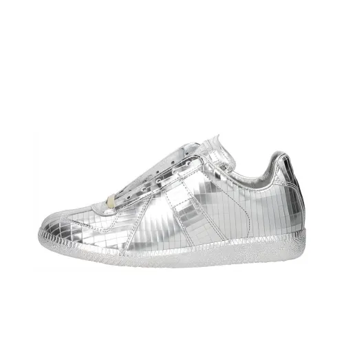 Maison Margiela Replica Low Топ Скейтборд Кроссовки Женские Серебряные