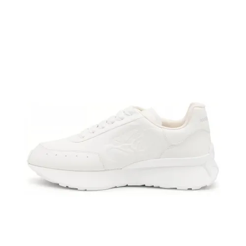 Alexander McQueen Низкий топ Повседневная обувь Мужская Белая