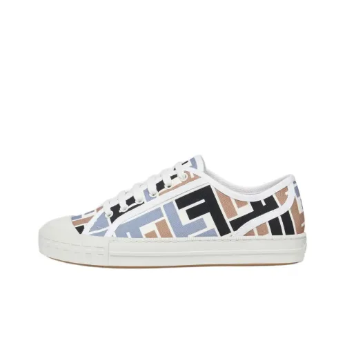 FENDI Domino Low-Top Canvas Shoes Multicolor Women's