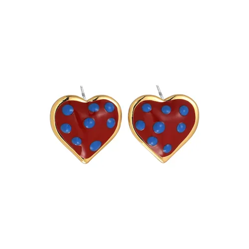 ROAELOVE Масляные капли Серьги-гвоздики Женские