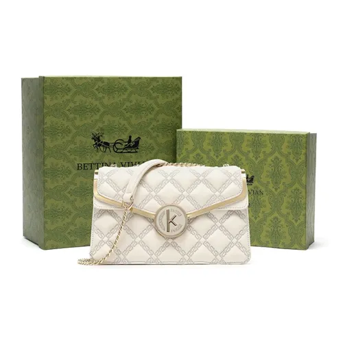 BETTINA VIVIAN ПУ (полиуретан) Сумка через плечо Женская Экрю