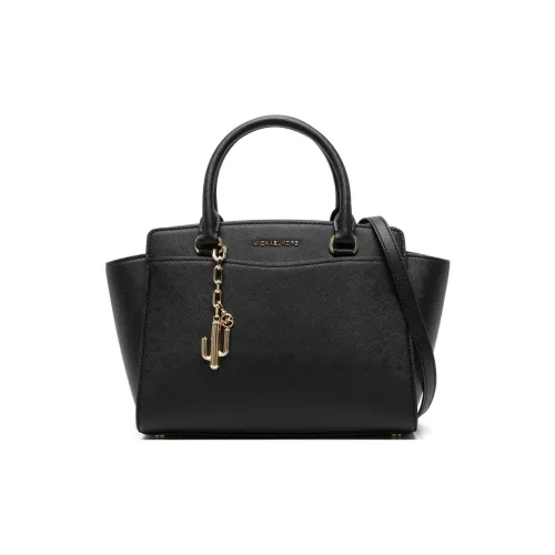 MICHAEL KORS Saffiano кожа через плечо сумка женская черная