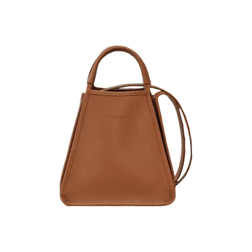 LONGCHAMP Le Foulonné Сумка через плечо из коровьей кожи маленькая сумка женская карамельного цвета