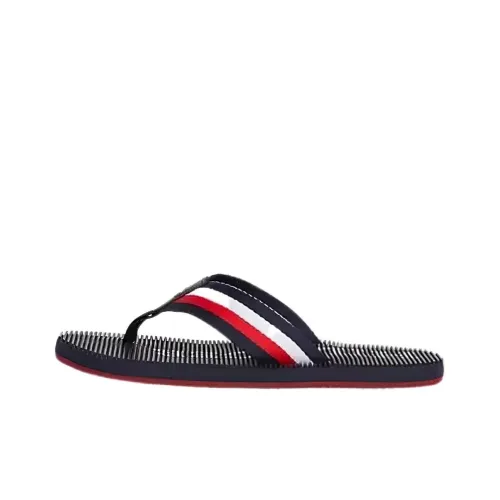 Tommy Hilfiger Пластиковая подошва тихий быстросохнущий шлепанцы мужской черный