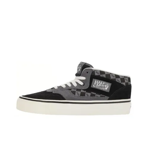Vans Half Cab Скейтборд Кроссовки Низкие Топ Черный Серый Цвет Унисекс