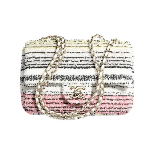 CHANEL Металлическая сумка с клапаном сумка через плечо сумка на плечо женская белая и черная розовая и желтая