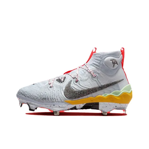 Nike Alpha Huarache NXT Тренировочная обувь MID Топ Белый Серый Желтый Мужской