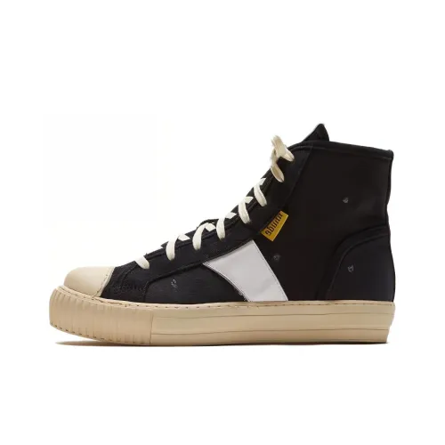 RHUDE Bel Airs Скейтборд Кроссовки Высокие Черные Мужские