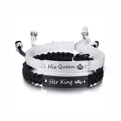 MUYAN Титановый стальной браслет Crown унисекс