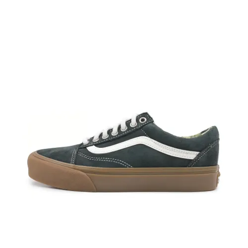 VANS Old Skool Водонепроницаемые Низкие Кроссовки для Скейтбординга Унисекс Зеленые