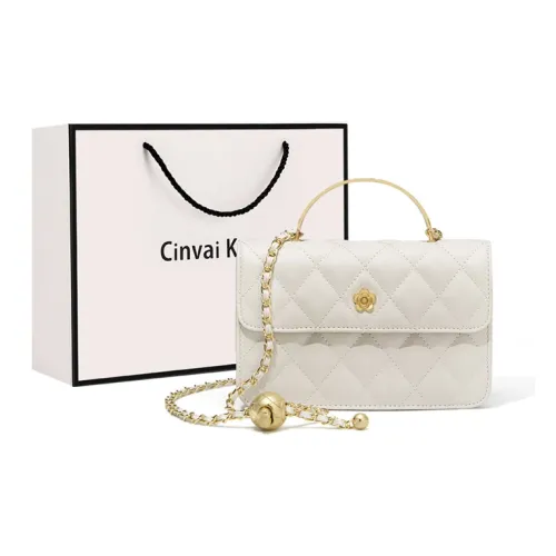 Simvay Clos Коровья кожа с синтетической кожей цепочка сумка маленький женский черный экрю